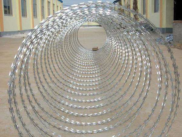 山東濟(jì)寧監(jiān)獄防翻越刀片刺繩案例圖片4